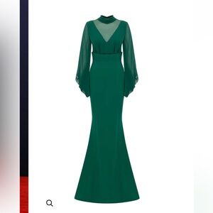 Fouad Sarkis Brand New Never Worn Green Dress